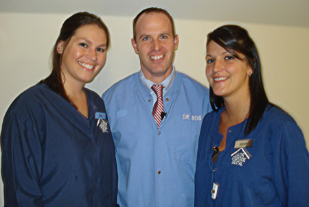 Our Sedation Team: Dr. Bob, Erin, and Sarah